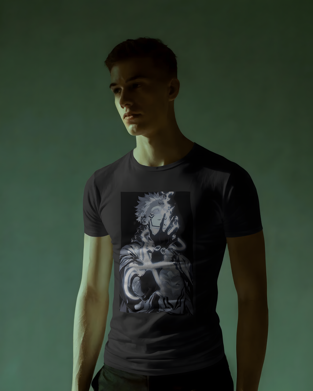 White Aura Sukuna Classic Crew [Unisex]