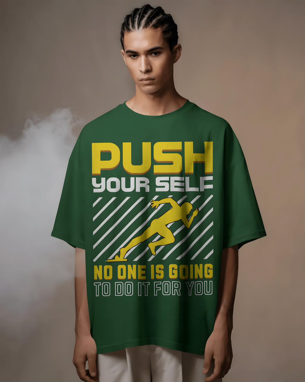 Keep Pushing - Oversized T Shirt