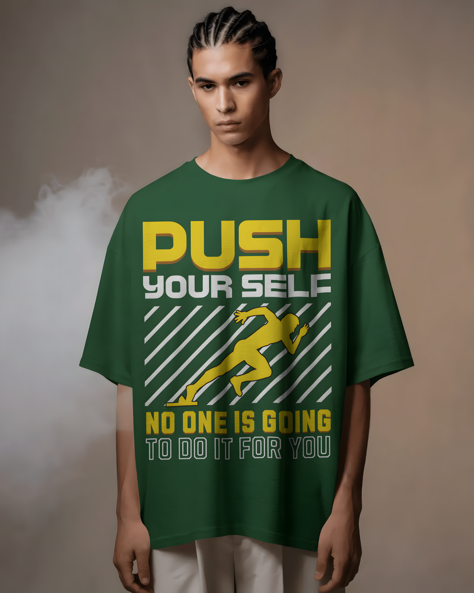 Keep Pushing - Oversized T Shirt