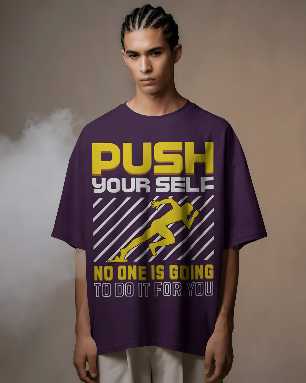 Keep Pushing - Oversized T Shirt