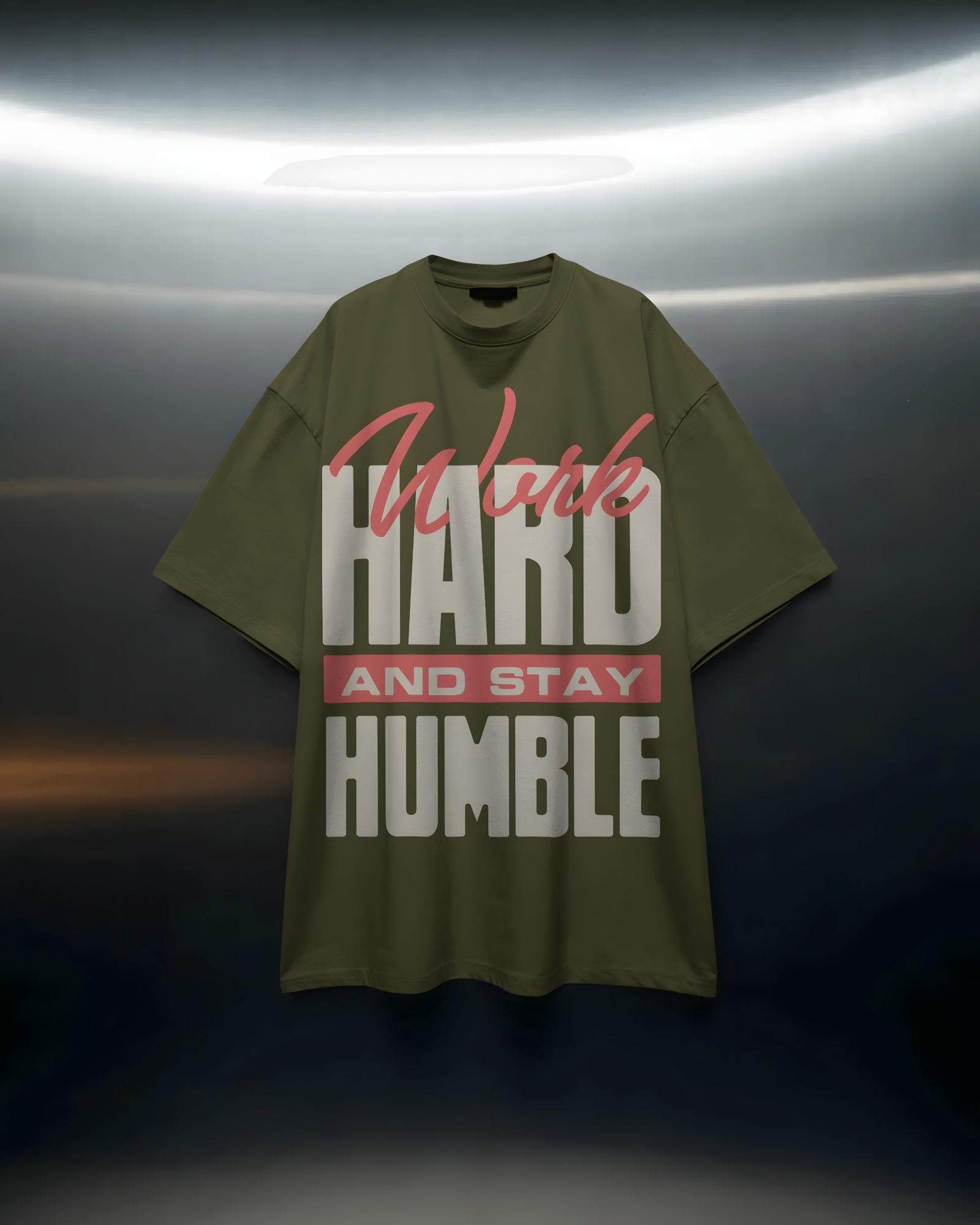 Work Hard - Oversized T Shirt